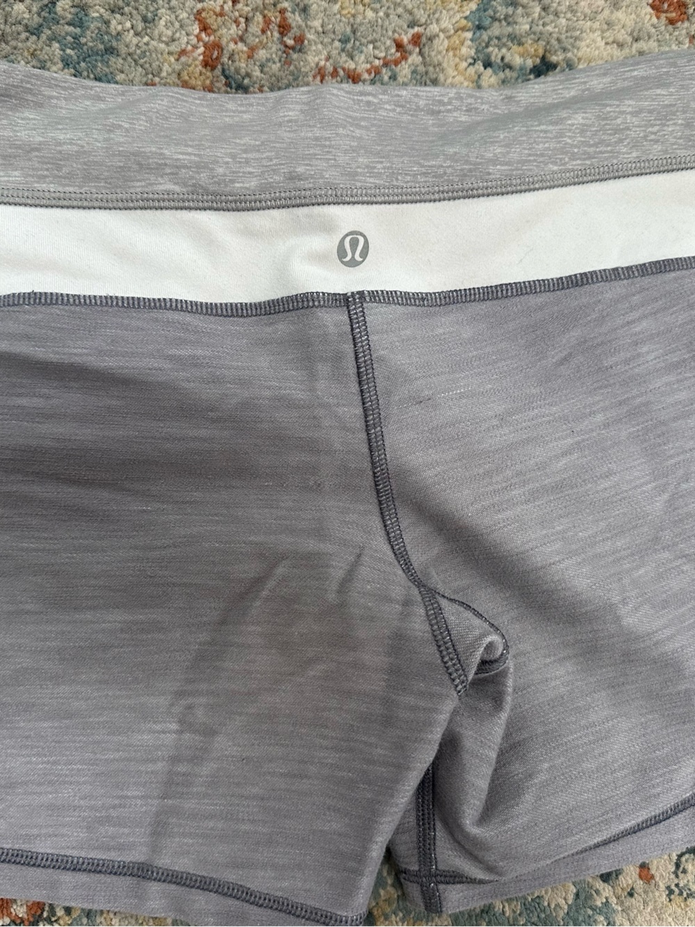 Lululemon Athletic Shorts - Gray & Navy - Picture 3 of 5